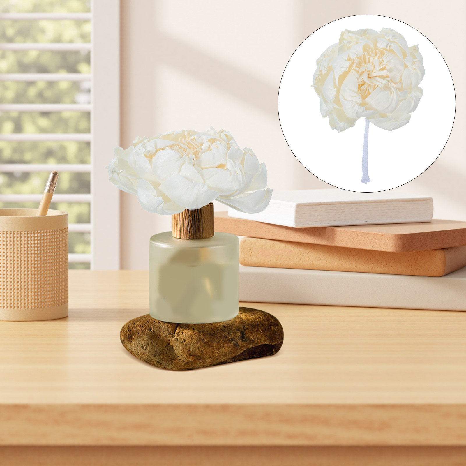 Home Fragrance Essential Oils - Dyfuzor zapachowy z głową piwonii 12
