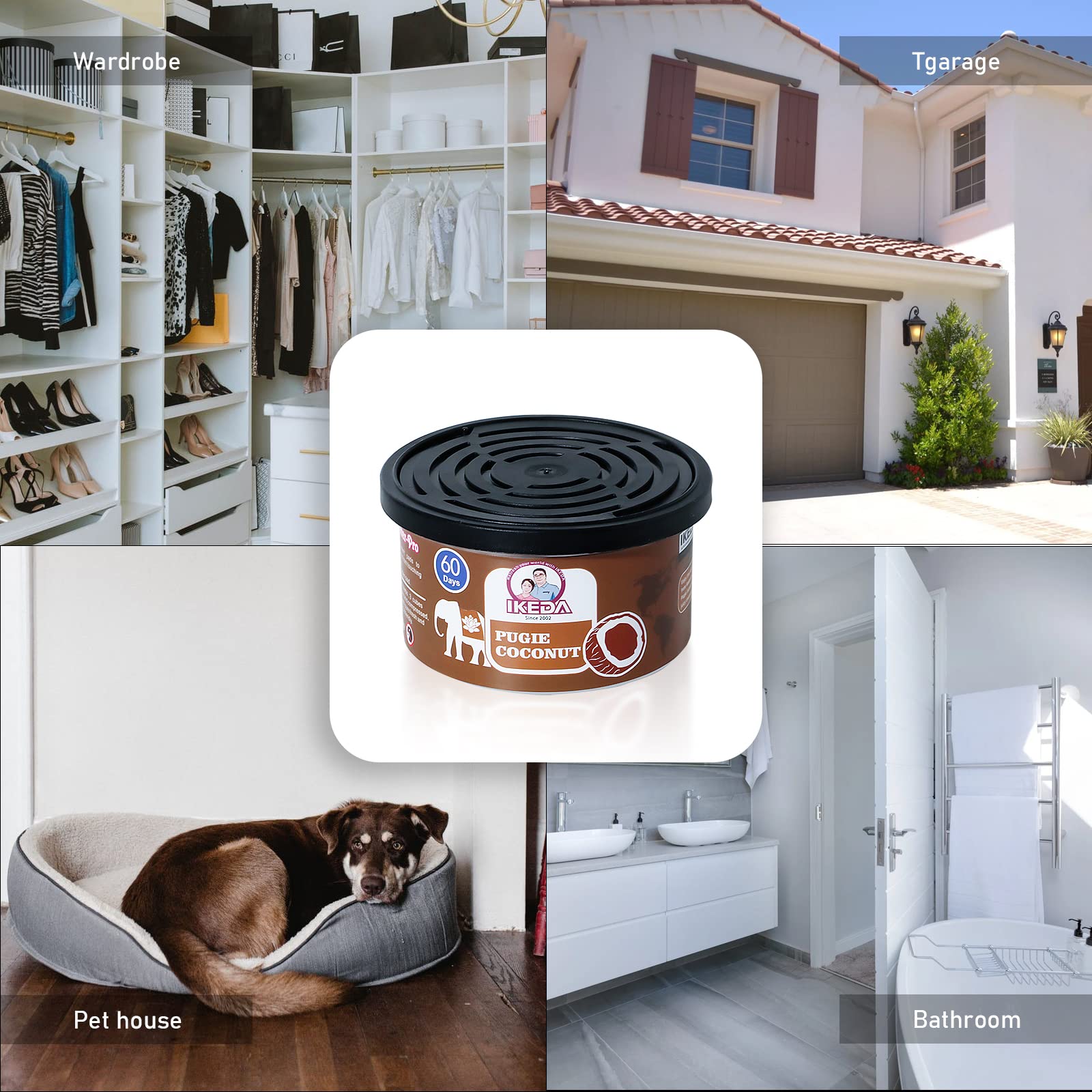 Home Fragrance No 4 - Odświeżacz powietrza do samochodu: zapach kokosu