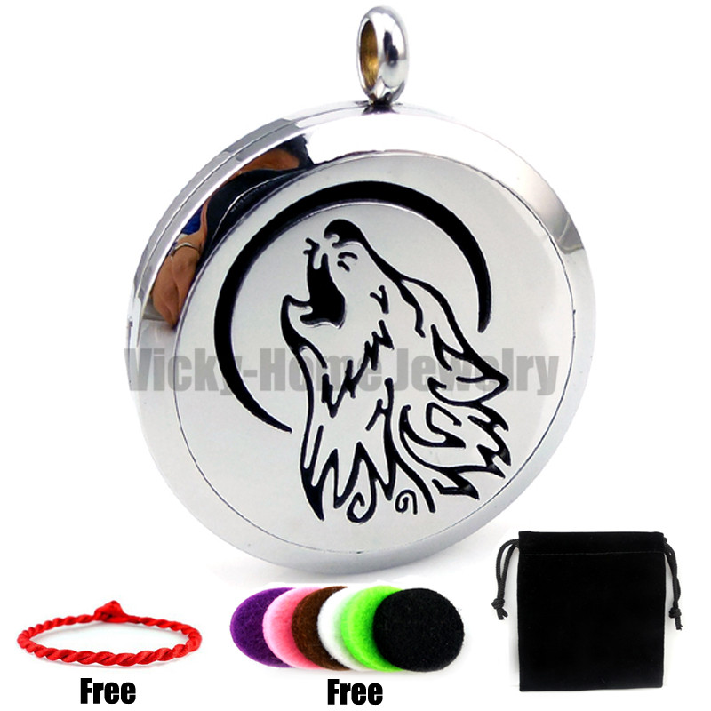 Diffuser Necklace Locket - Naszyjnik z dyfuzor do aromaterapii medalionem