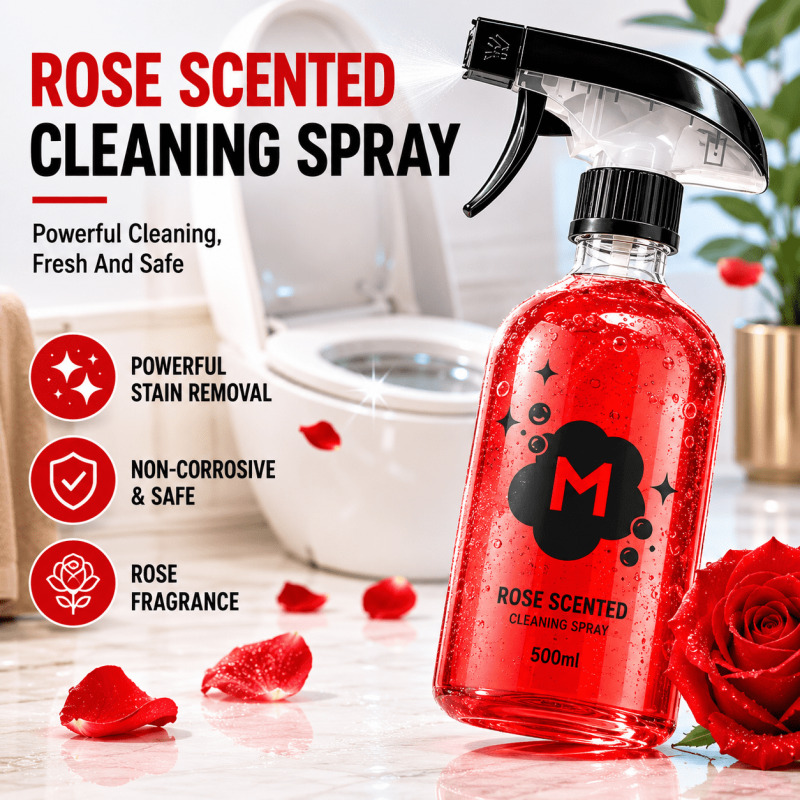 Home Fragrance Rose - Środek do czyszczenia toalet o zapachu