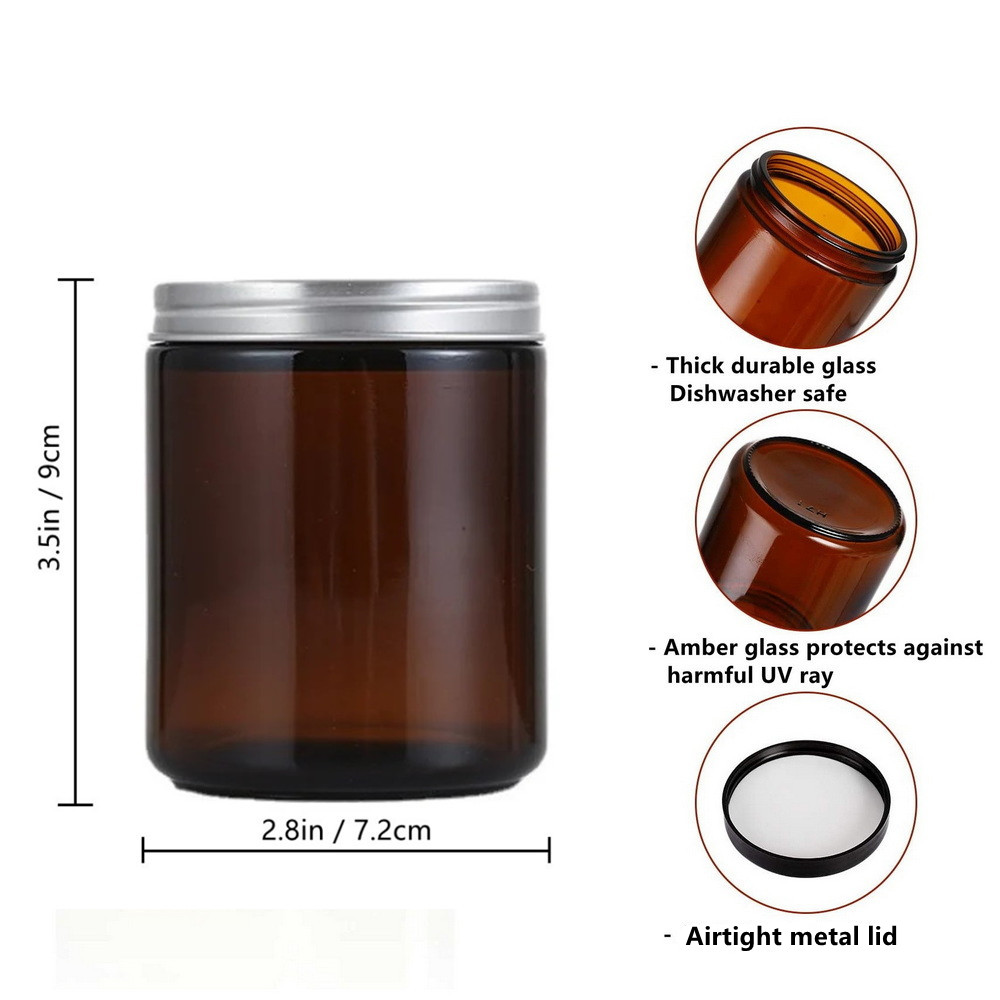 2szt 8 Oz pusty świeca słoik o – Amber Jar Candle recenzja i cena