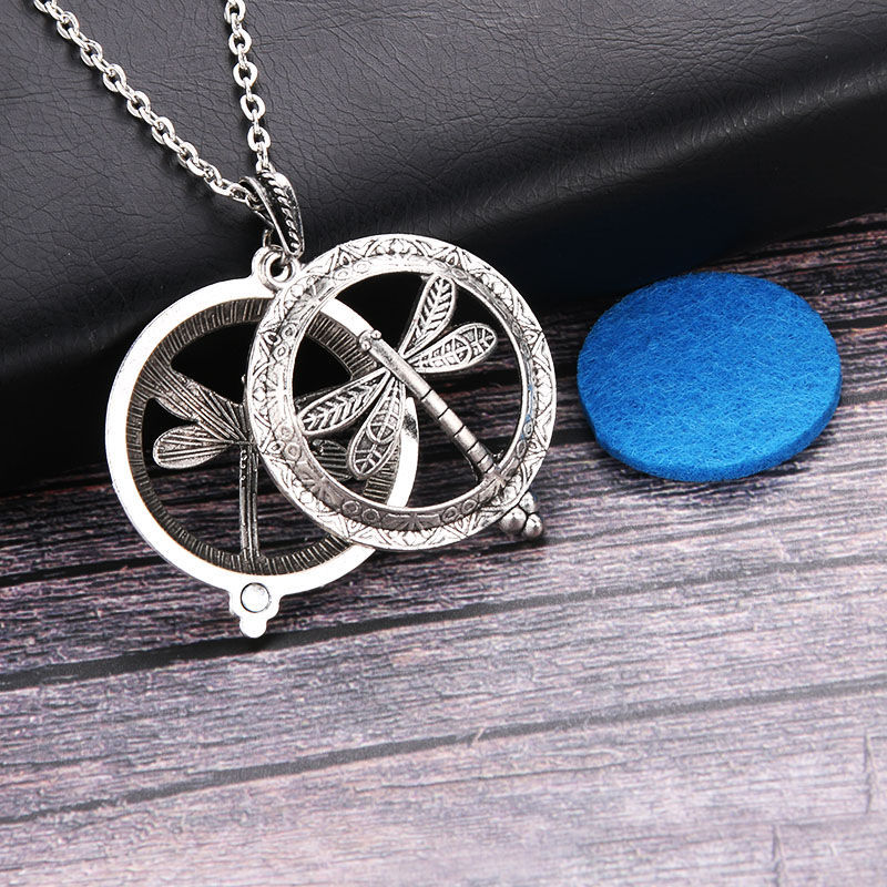 1pc Dragonfly w stylu Vintage  – Diffuser Necklace Locket recenzja i cena
