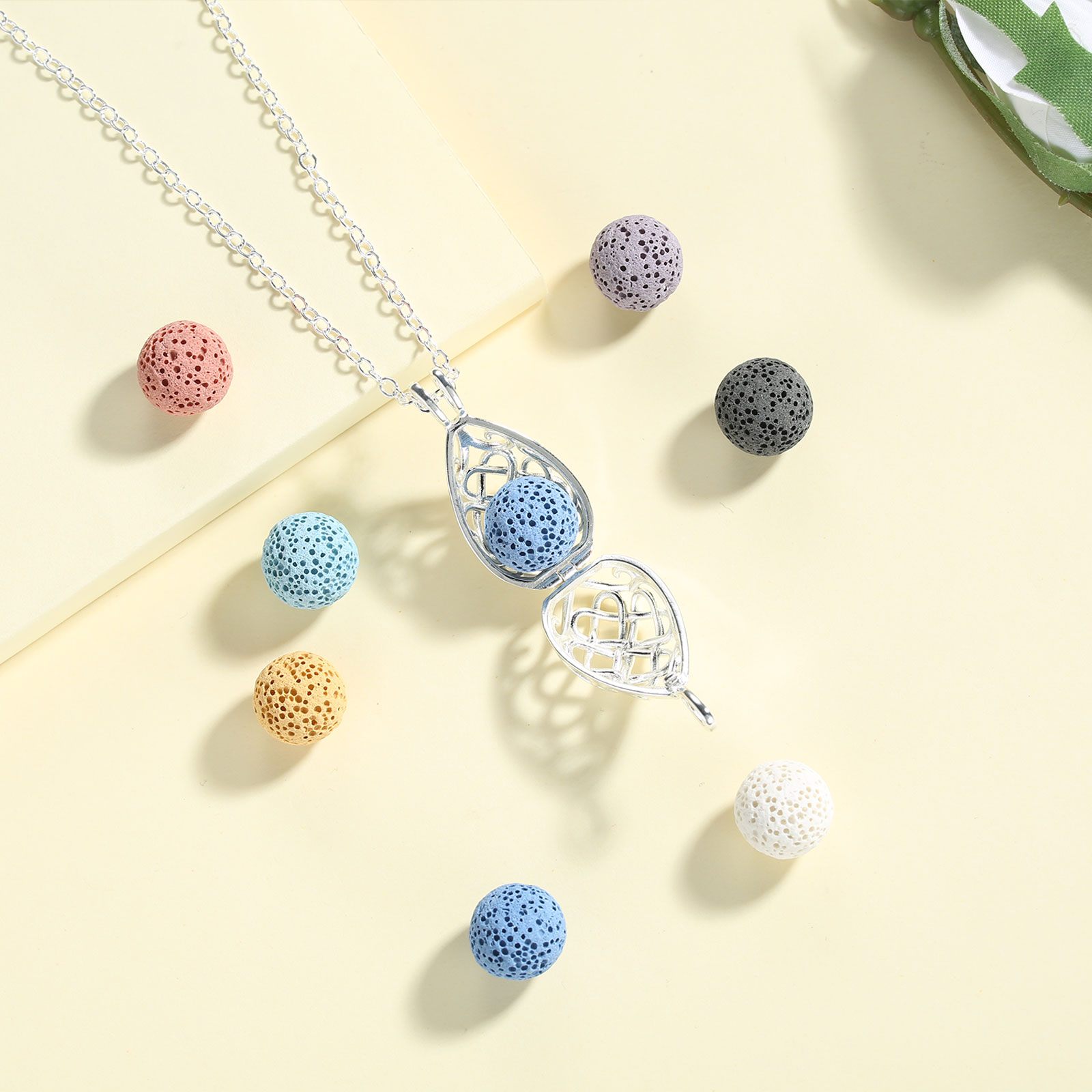 EUDORA nowy 12mm perfumy aroma – Diffuser Necklace Locket recenzja i cena