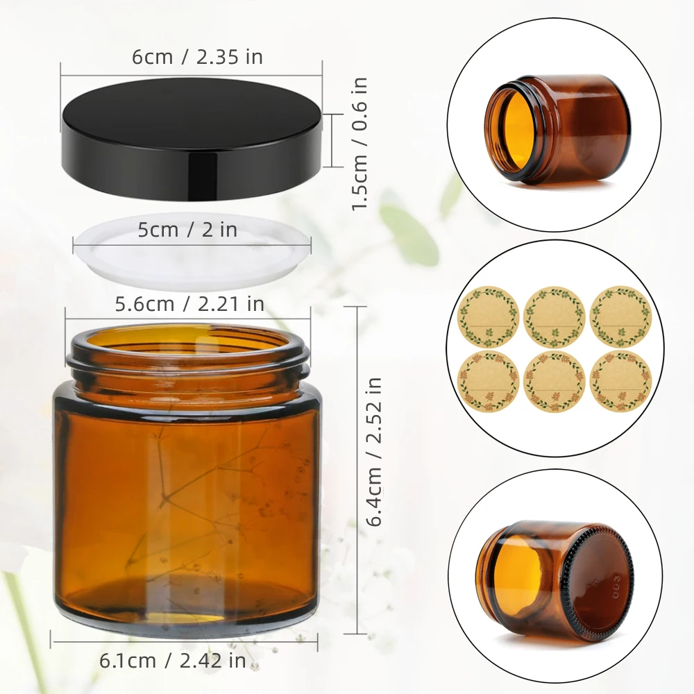 Szklane słoiki na świece, 4oz  – Amber Jar Candle recenzja i cena