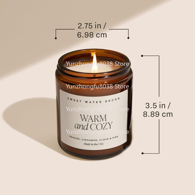 Ciepłe przyprawy i zapach cytr – Amber Jar Candle recenzja i cena