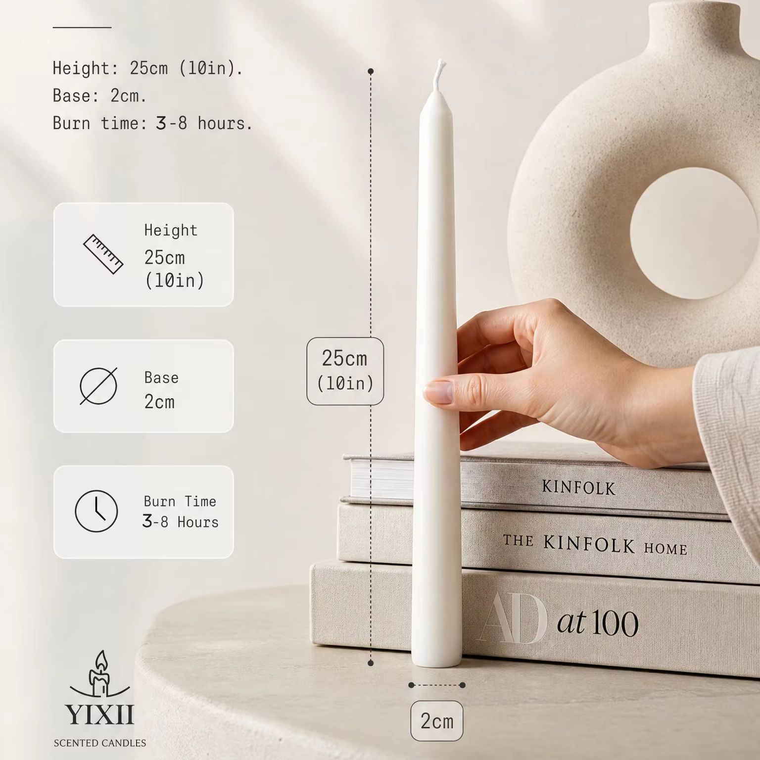 4 sztuki długich świec zapacho – Home Fragrance No 4 recenzja i cena