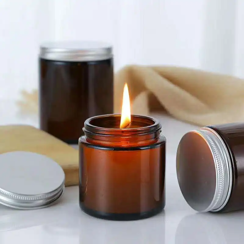 6 szt. 100/250 ml bursztynowyc – Amber Jar Candle recenzja i cena