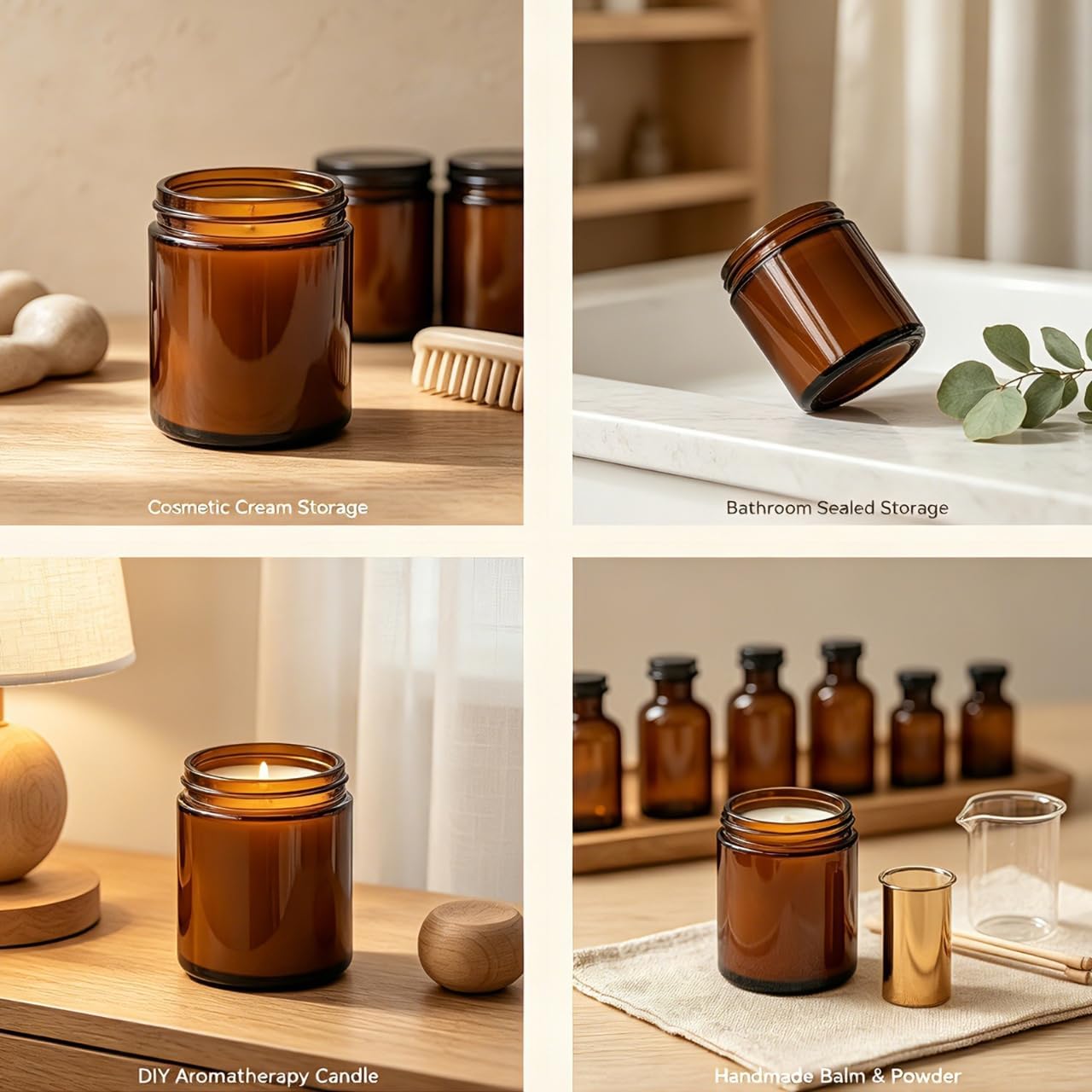 30 sztuk szklanych słoików w k – Amber Jar Candle recenzja i cena