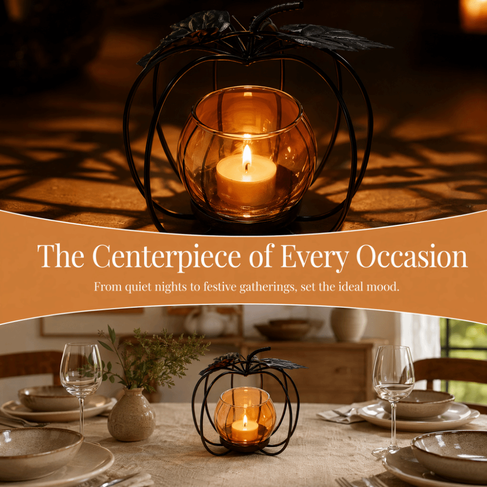 Żelazny, szklany świecznik z b – Amber Jar Candle recenzja i cena