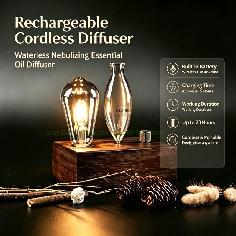 Bezprzewodowy, ładowalny, bezw – Home Fragrance Essential Oils recenzja i cena