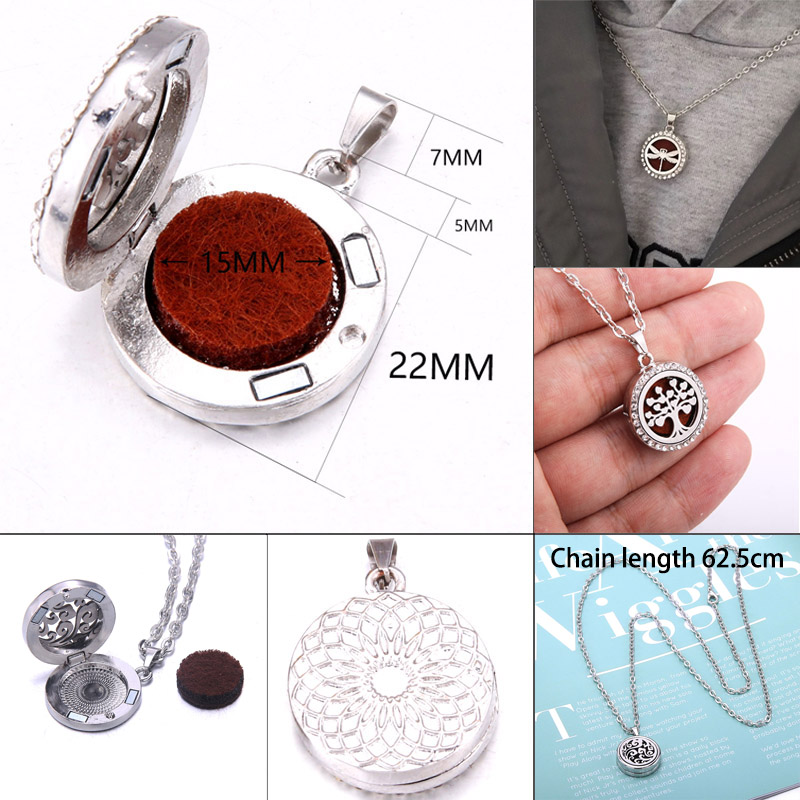 Nowy naszyjnik z aromaterapią  – Diffuser Necklace Locket recenzja i cena