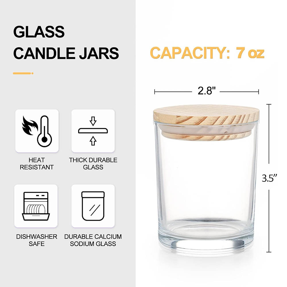 200 ml grube słoiki na świece  – Amber Jar Candle recenzja i cena
