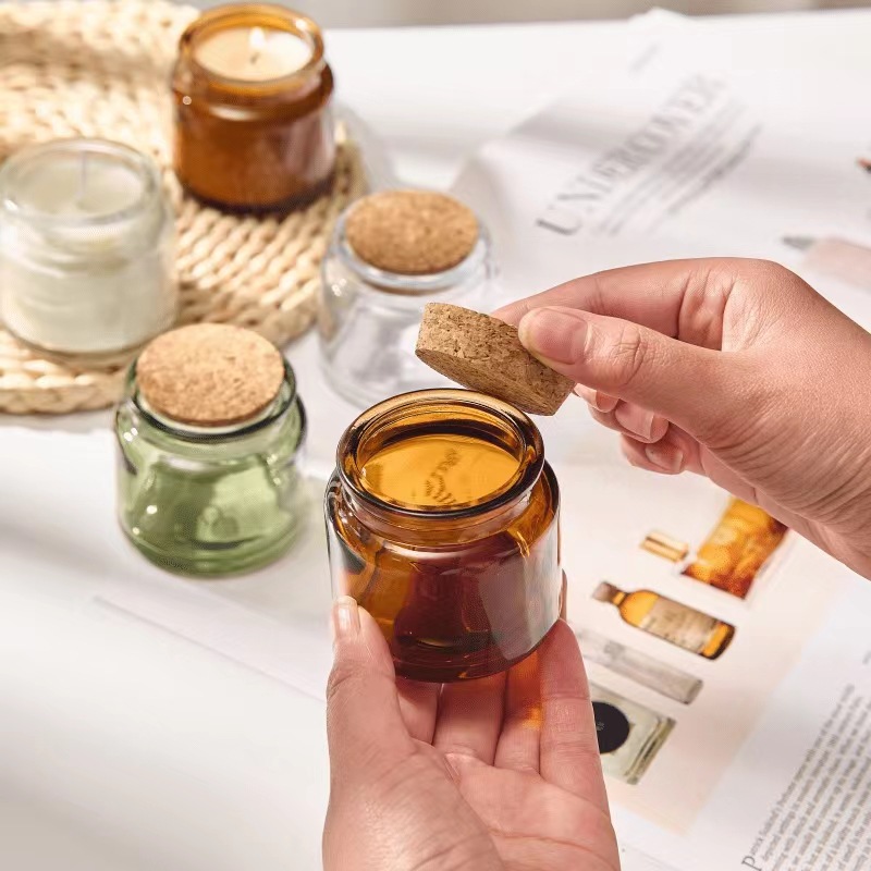 60 sztuk DIY świece szklane ku – Amber Jar Candle recenzja i cena